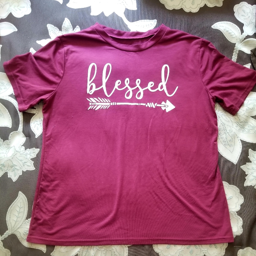 Boutique "blessed" shirt